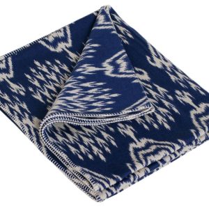 Plaid Estampado Étnico Azul