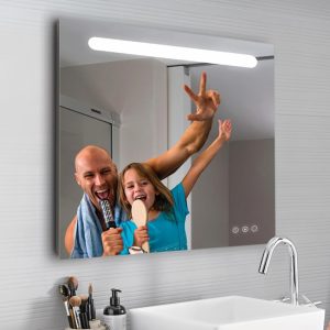 Espejo con Bluetooth y altavoces